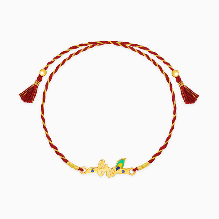 Golden Murlidhar Rakhi — image 3