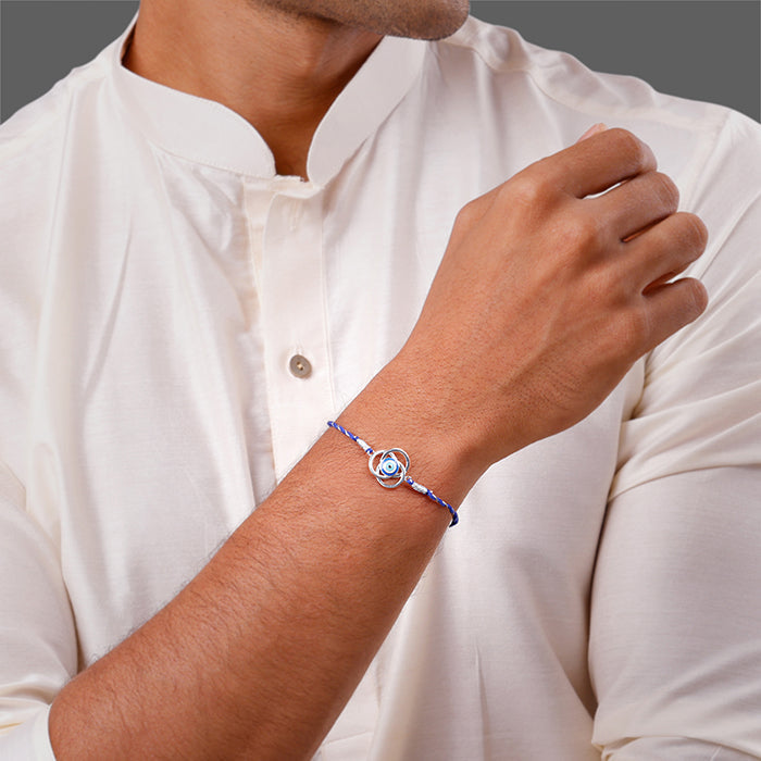 Silver Nazarproof Rakhi — image 2