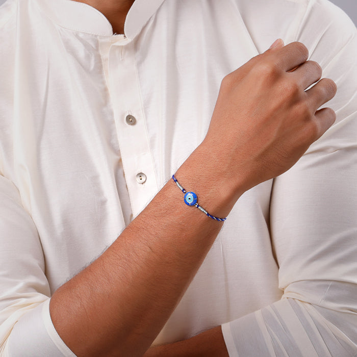 Silver Nazariya Rakhi — image 2