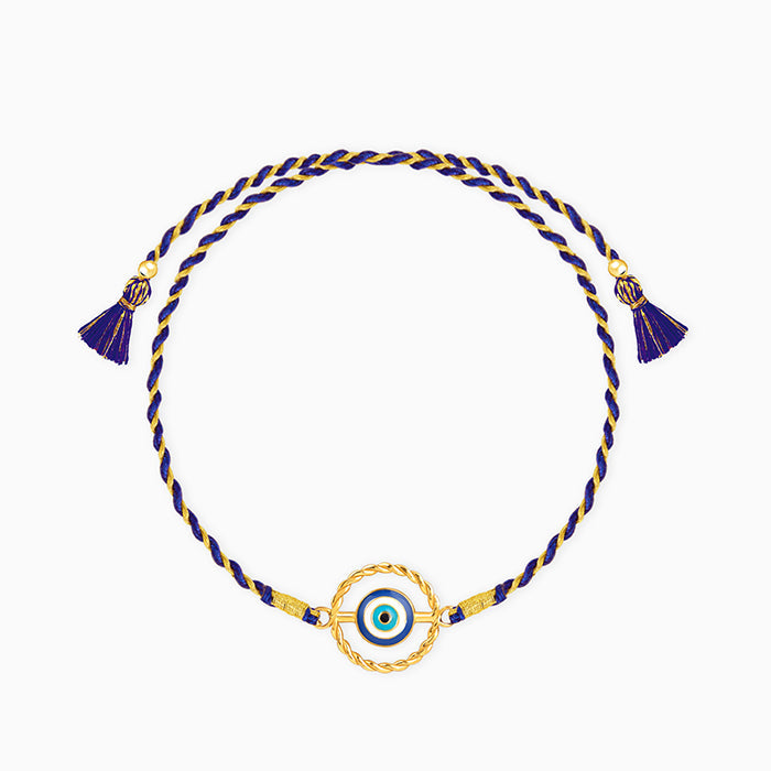 Golden Your Evil Eye Rakhi — image 3