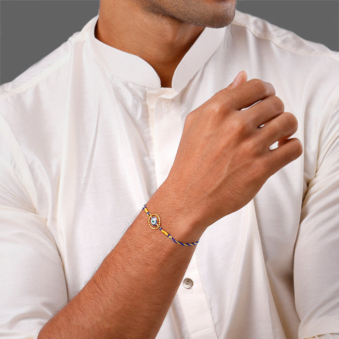 Golden Your Evil Eye Rakhi — image 2