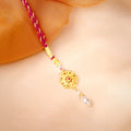 Golden Floret Mandala Lumba Rakhi — image 1