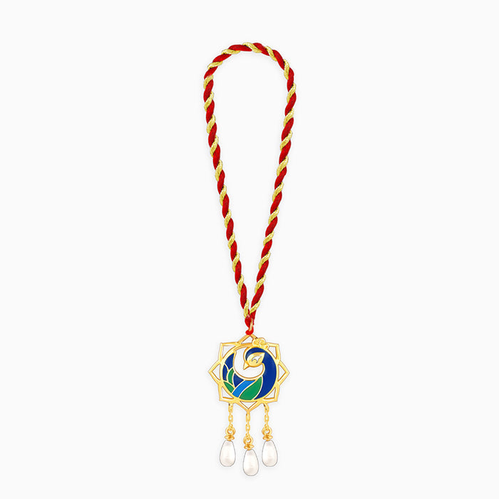 Golden Mor Bandhan Lumba Rakhi — image 3