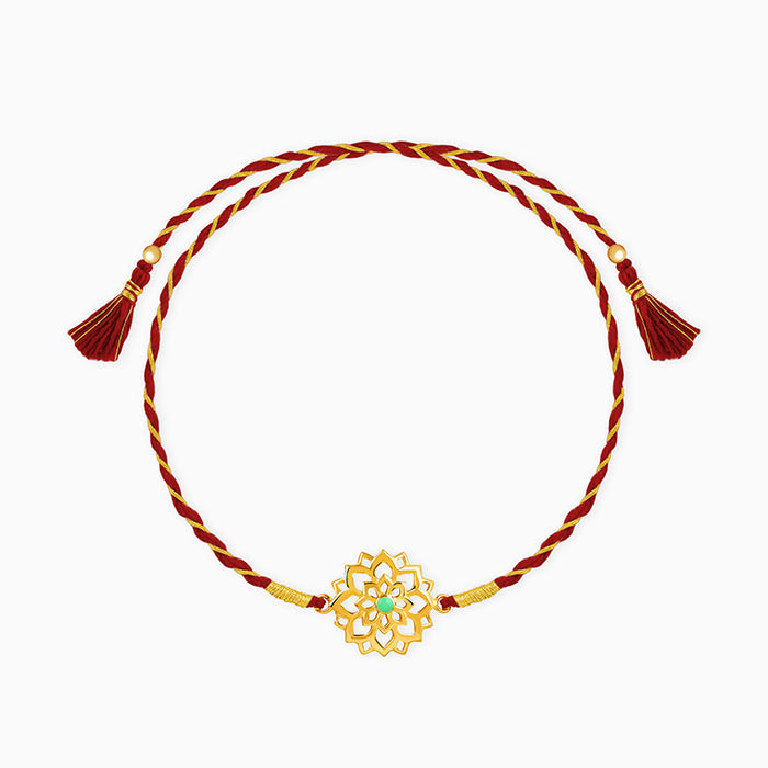 Golden Floret Rakhi — image 3