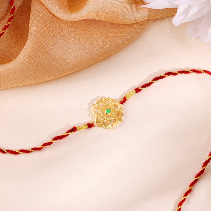 Golden Floret Rakhi — image 1
