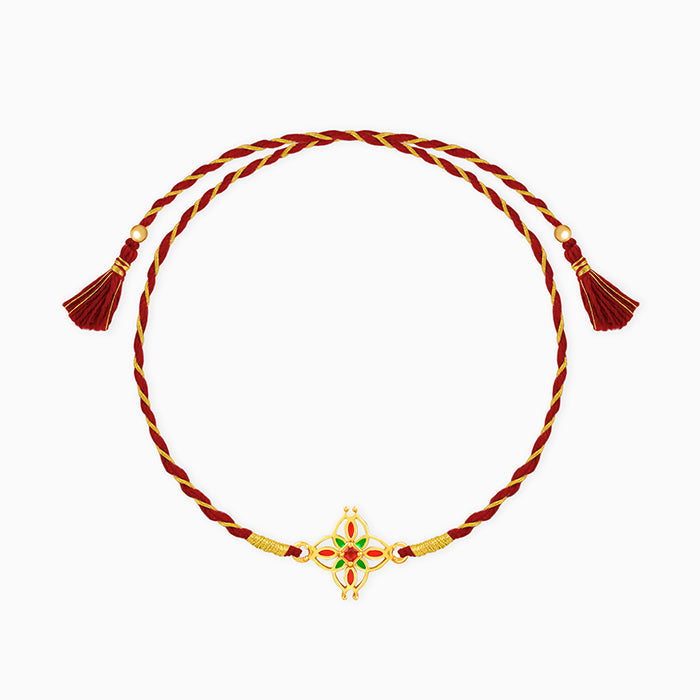 Golden Athangudi Rakhi — image 3