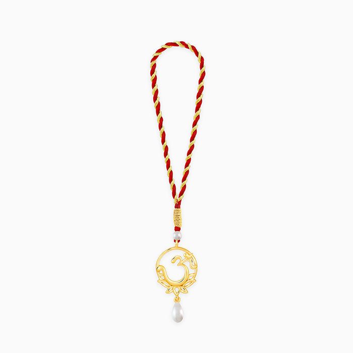 Golden Om Lumba Rakhi — image 3