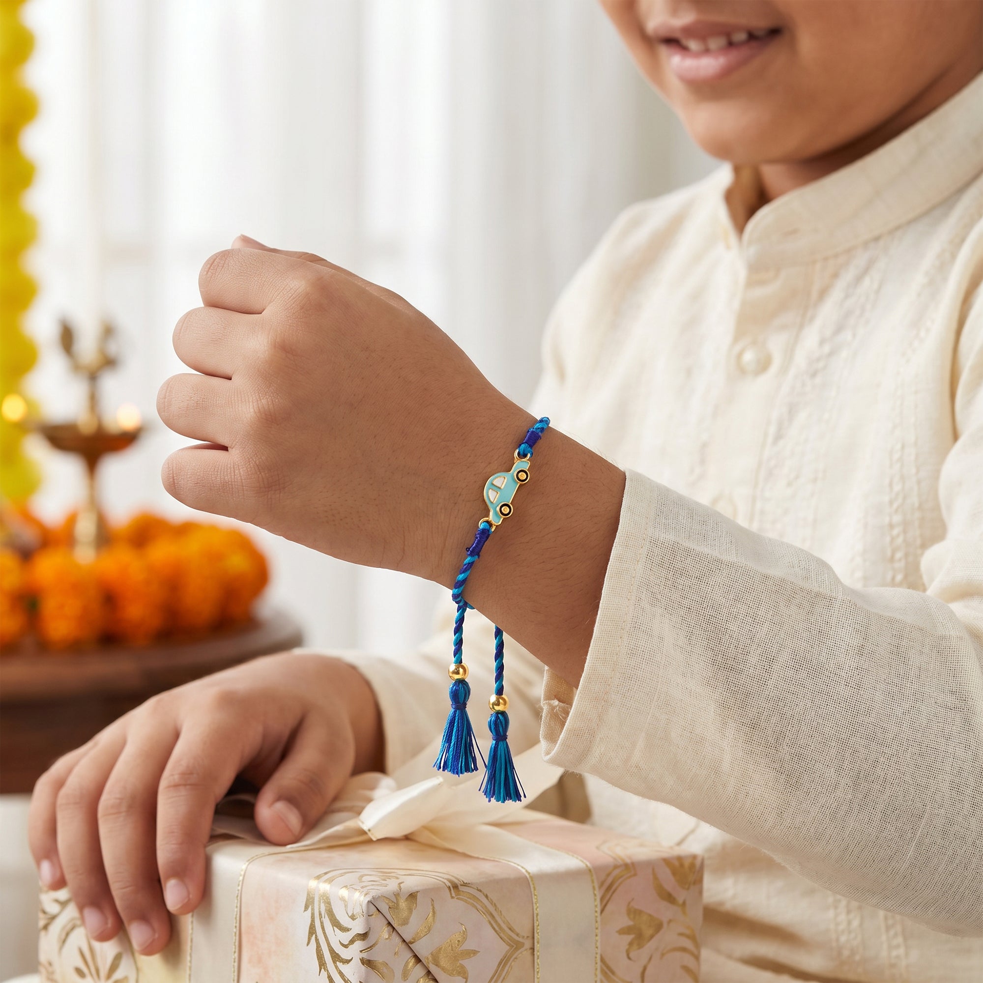 Golden Superstar Bro Rakhi Combo (Set of 2) — image 3