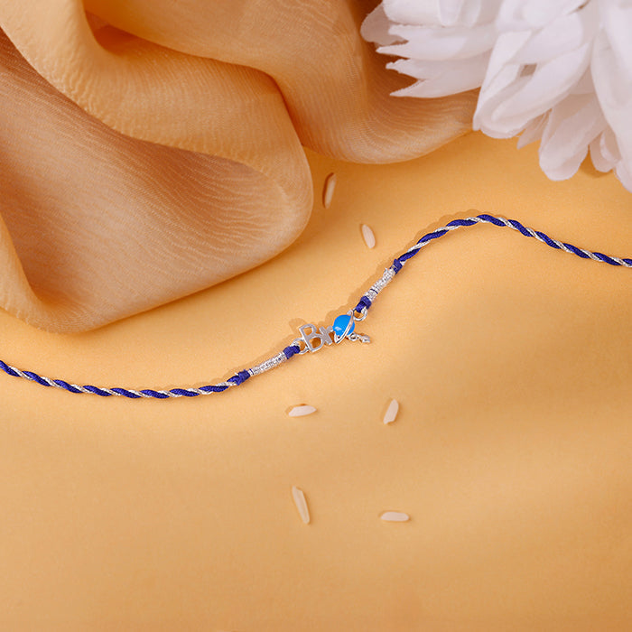 Silver Bro Star World Kids Rakhi — image 1