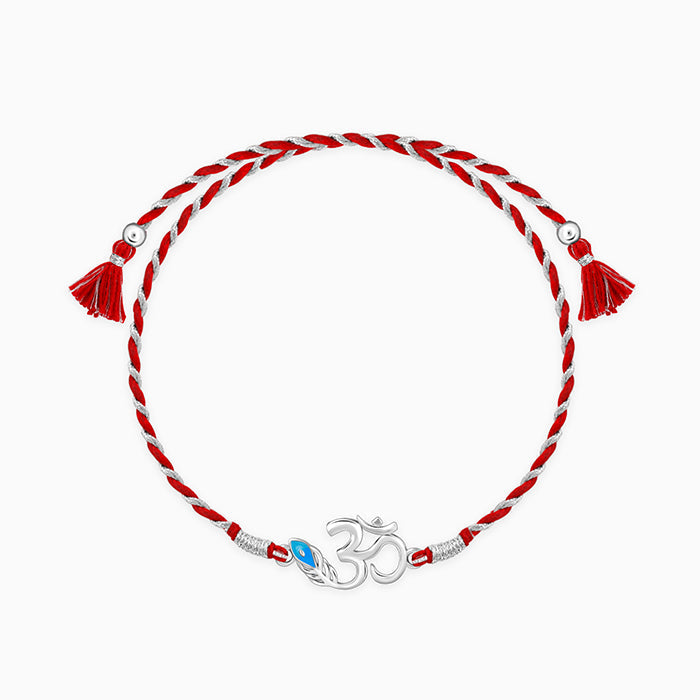 Silver Shubh Om Rakhi — image 3