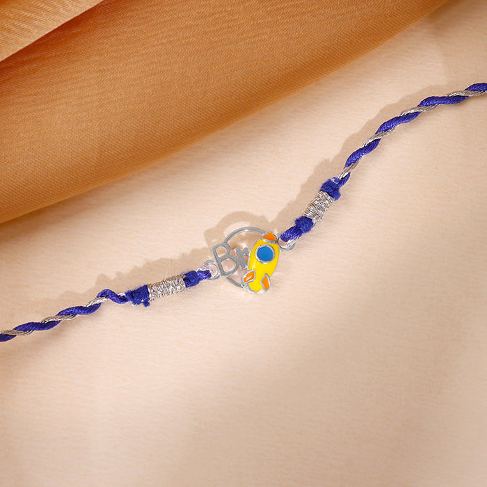 Silver Little Bro Kids Rakhi — image 1