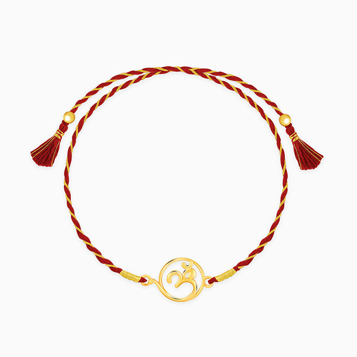 Golden Sacred Omkara Rakhi — image 3