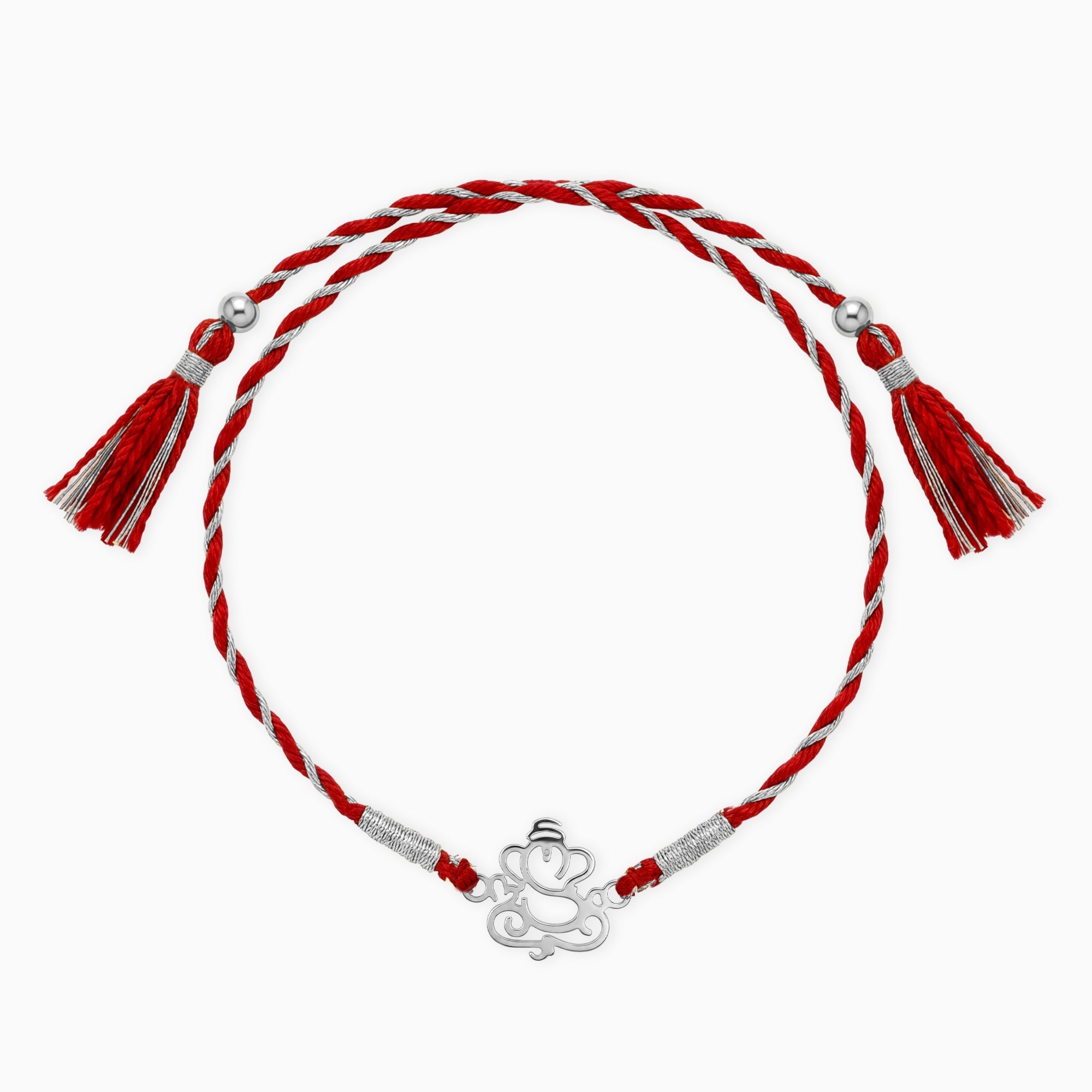 Silver Finest Ganesha Rakhi — image 3