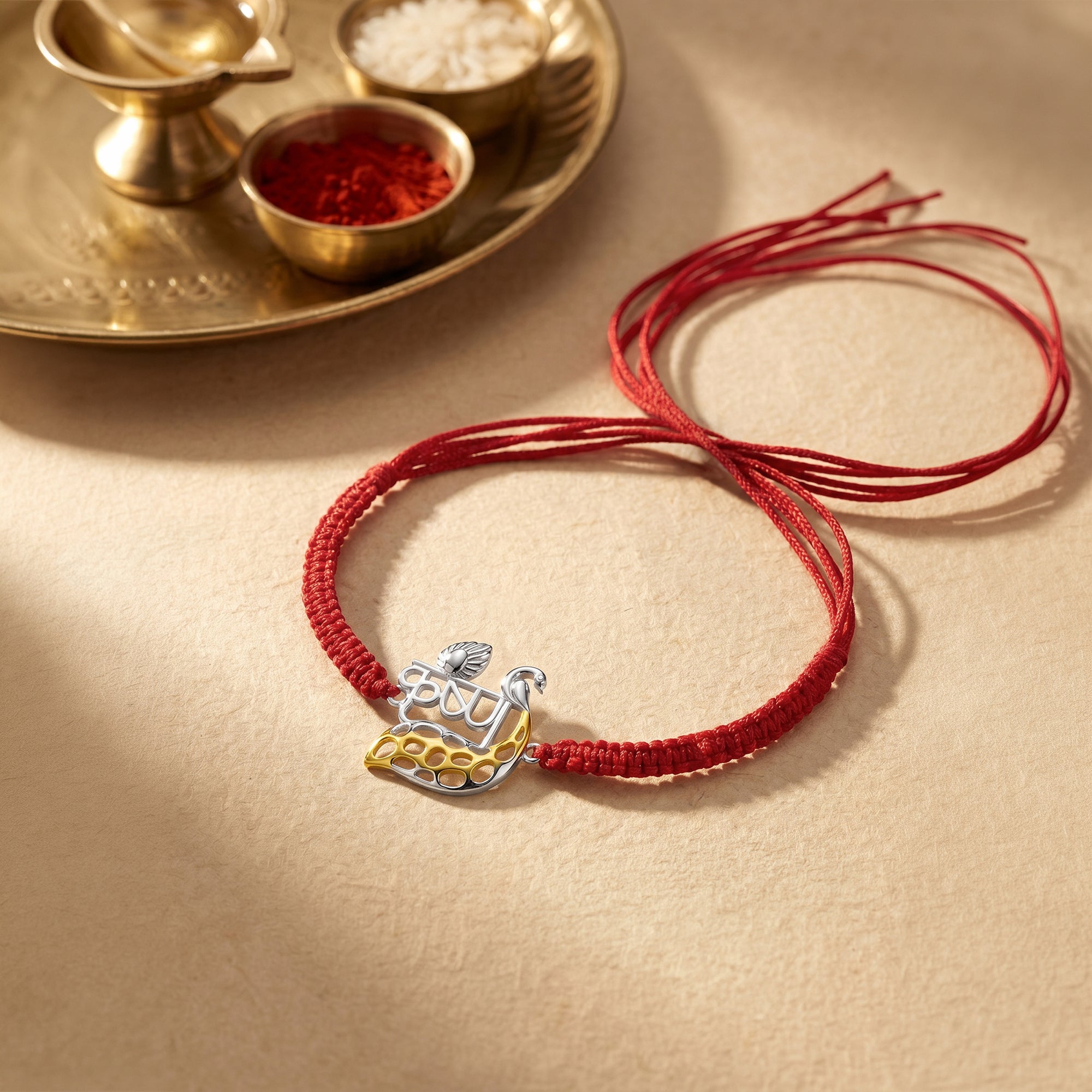 Dual Tone Krishna Rakhi — image 1