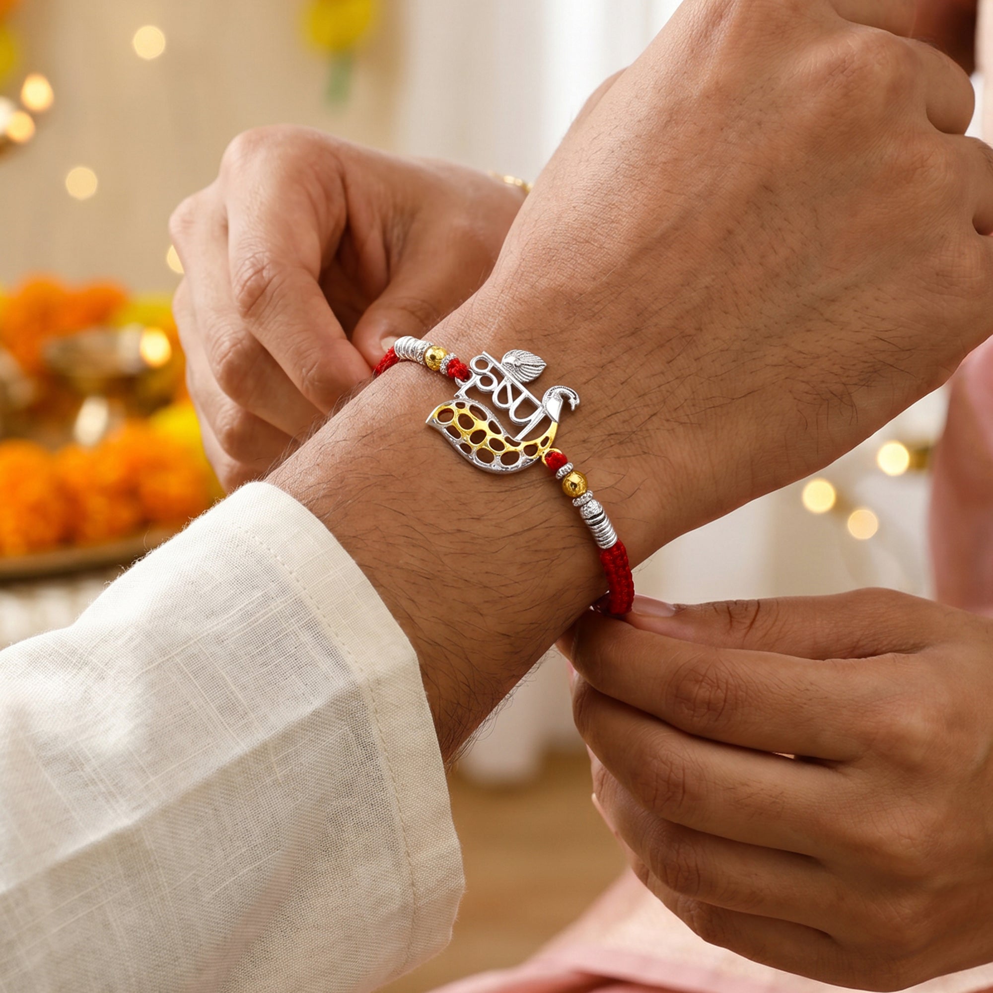 Dual Tone Krishna Rakhi — image 2
