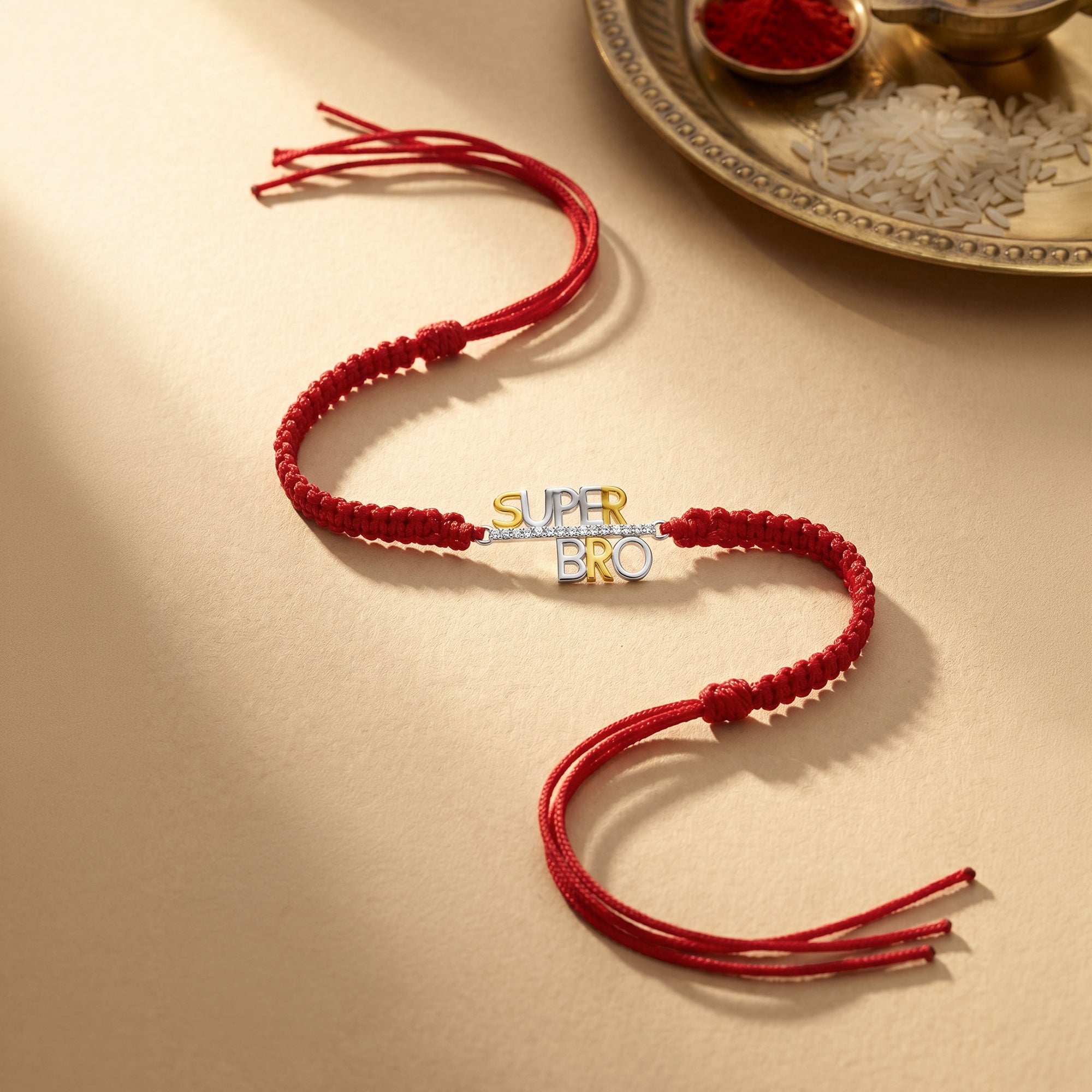 Dual Tone Super Bro Rakhi — image 1