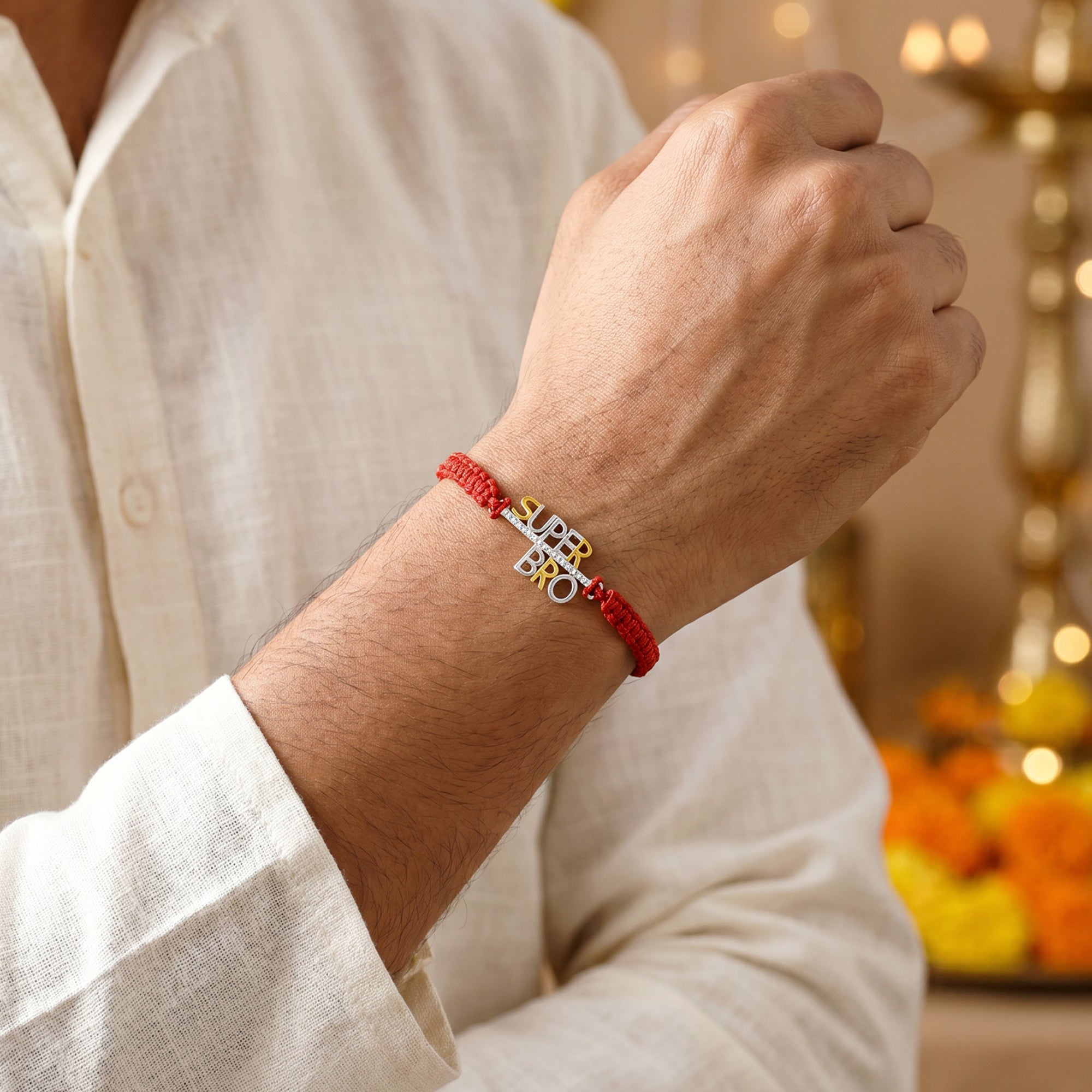 Dual Tone Super Bro Rakhi — image 2