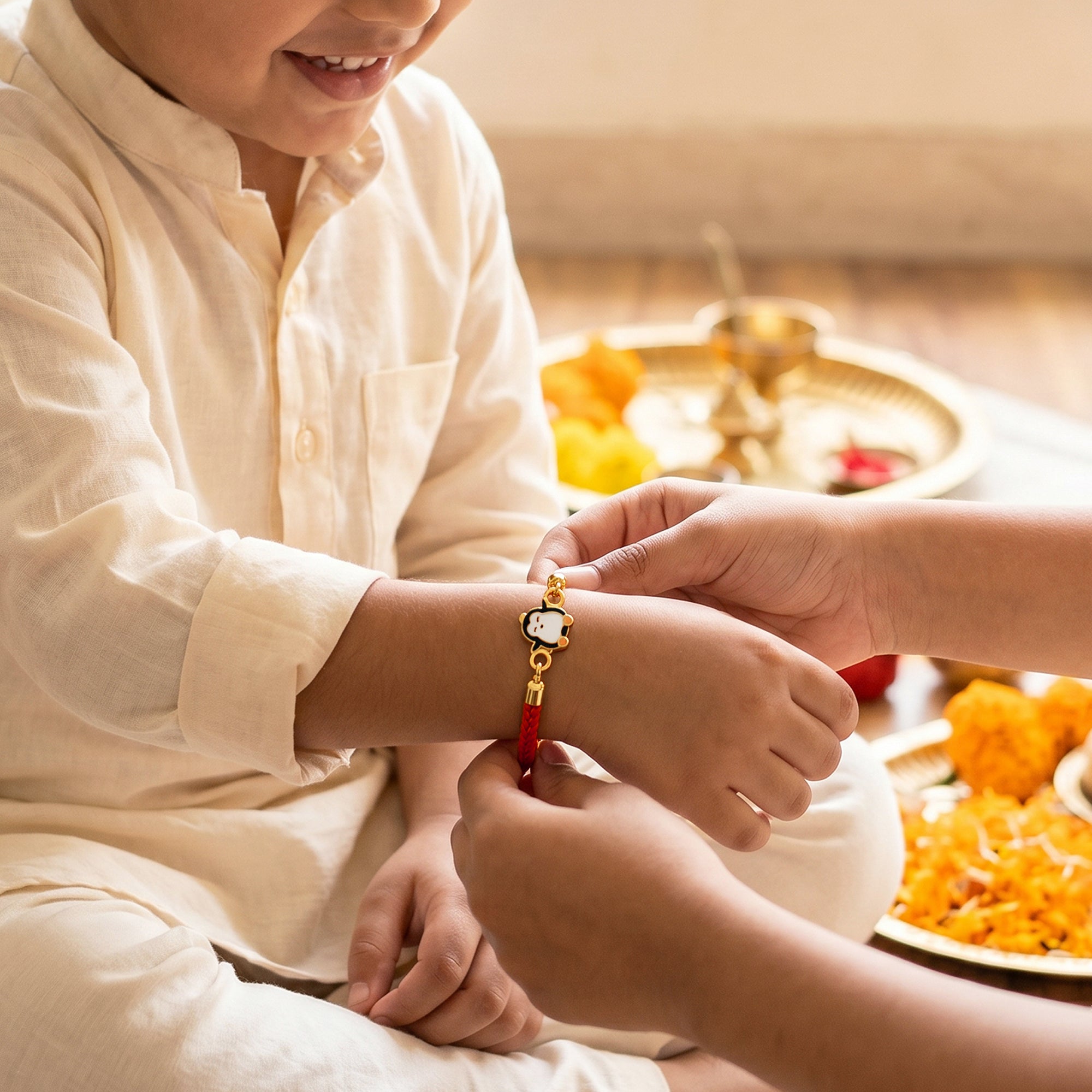 Golden Penguin Joy Rakhi — image 2