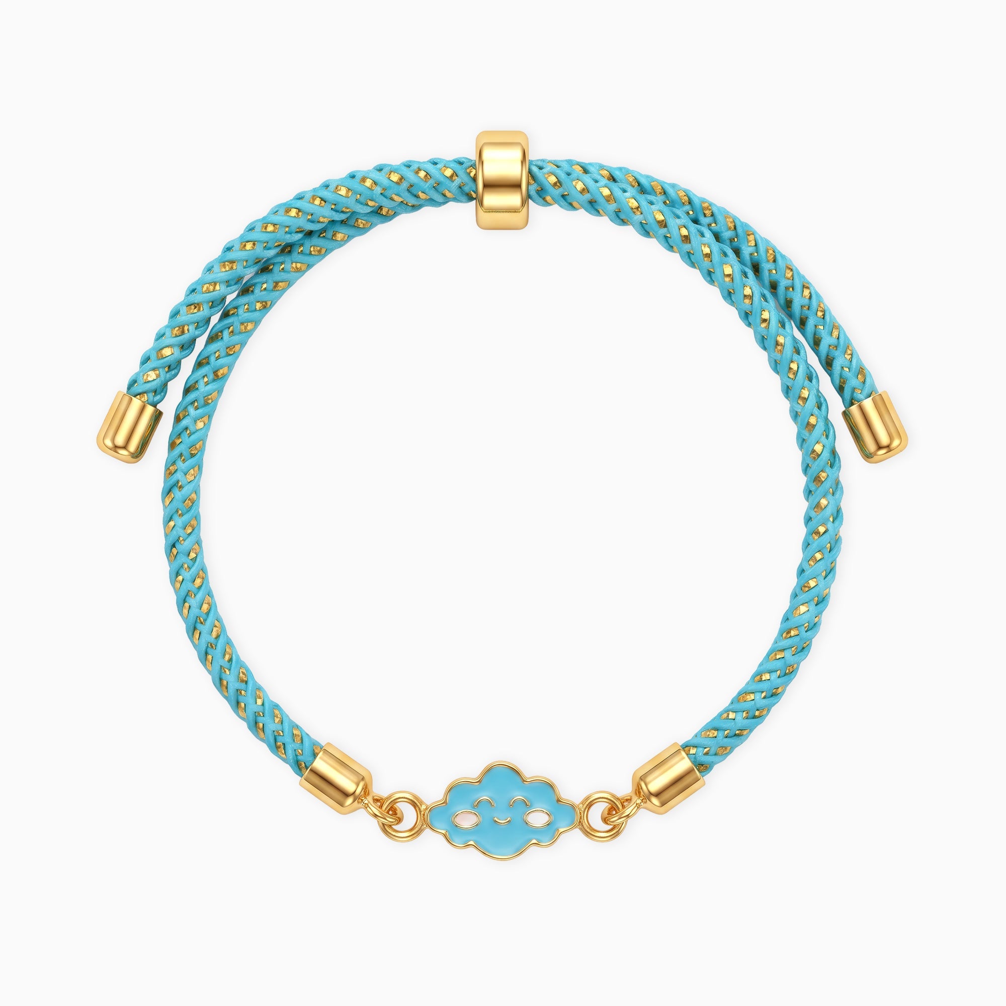 Golden Cute Cloud Kids Rakhi — image 3