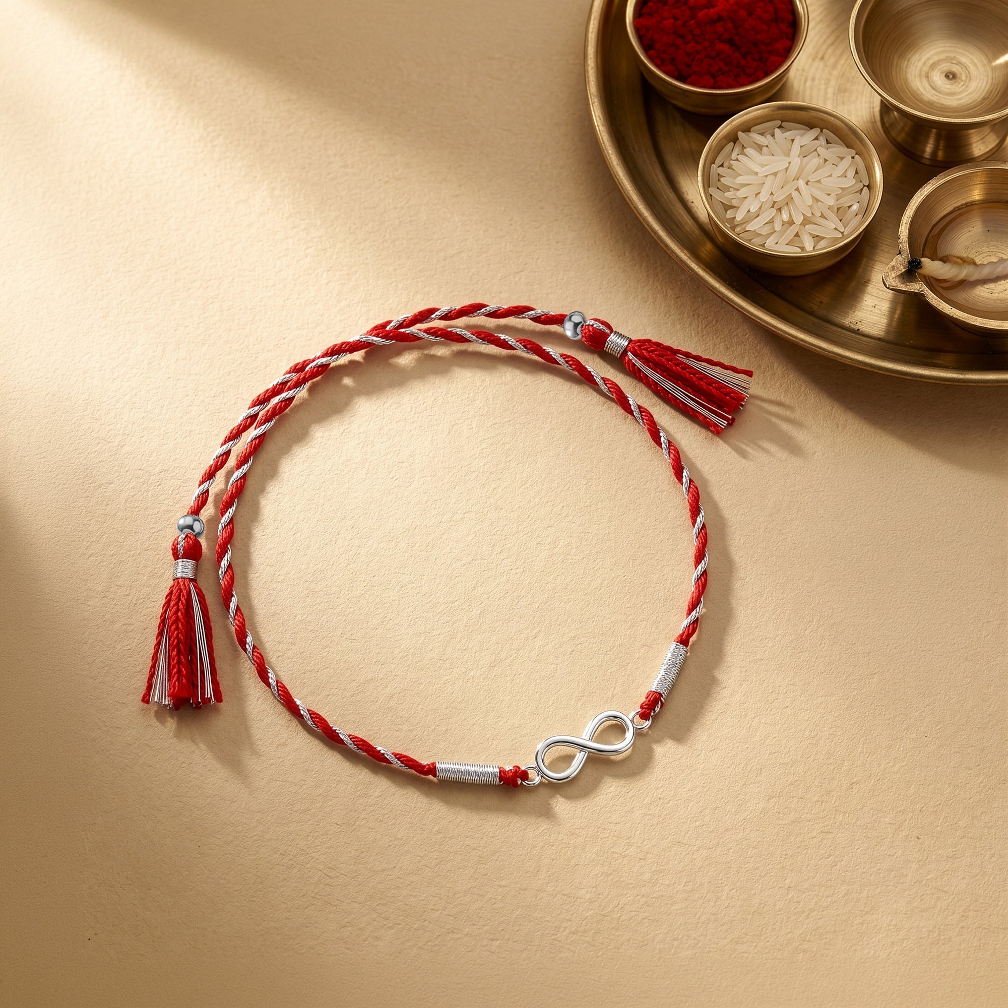 Silver Boundless Rakhi — image 1