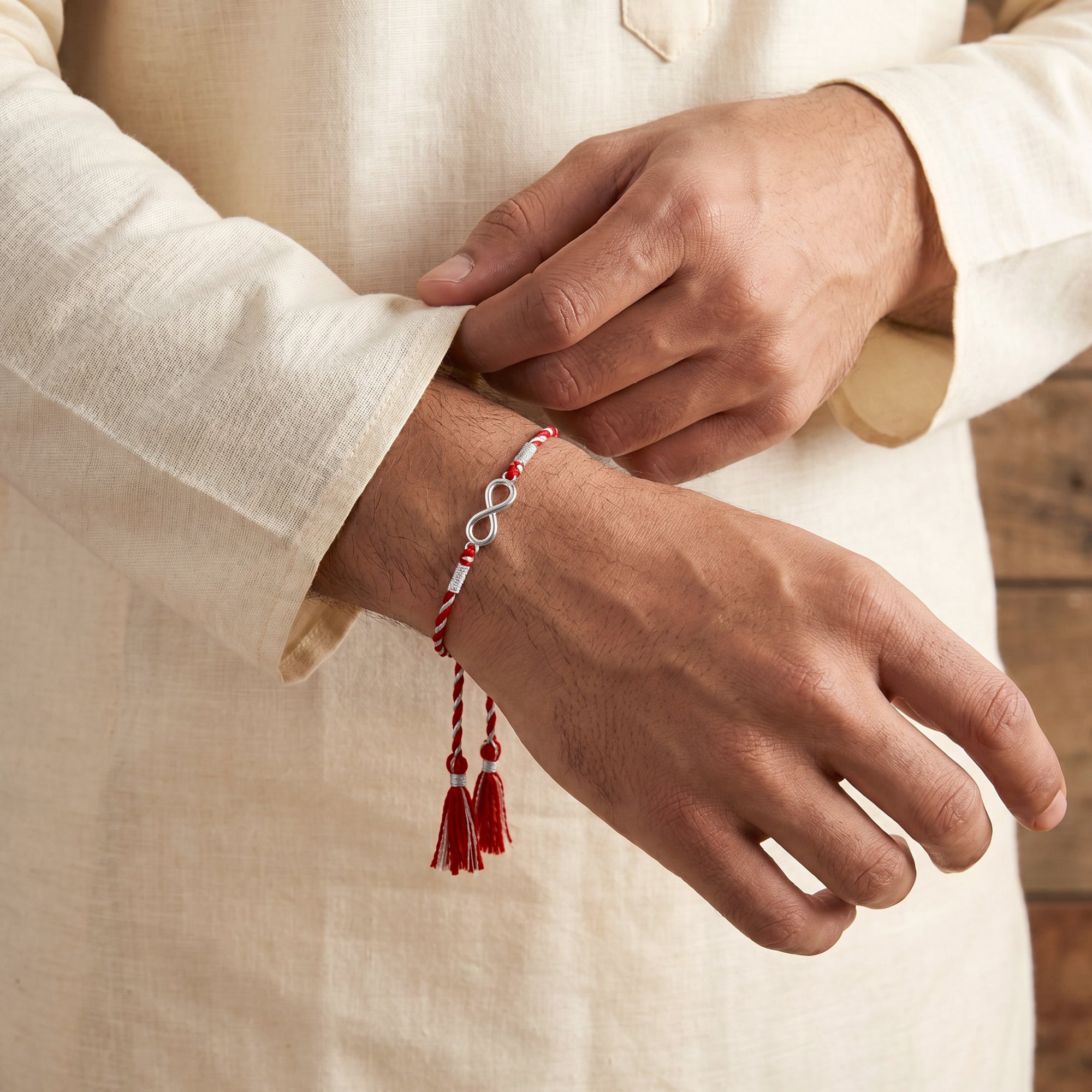 Silver Boundless Rakhi — image 2