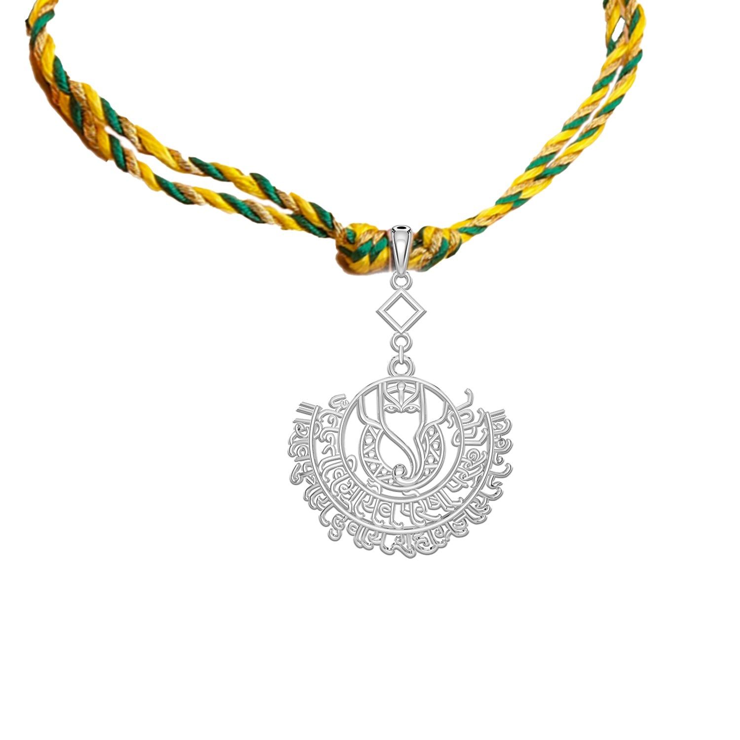 Shree Ganesh Lumba 925 Sterling Silver Rakhi — image 3