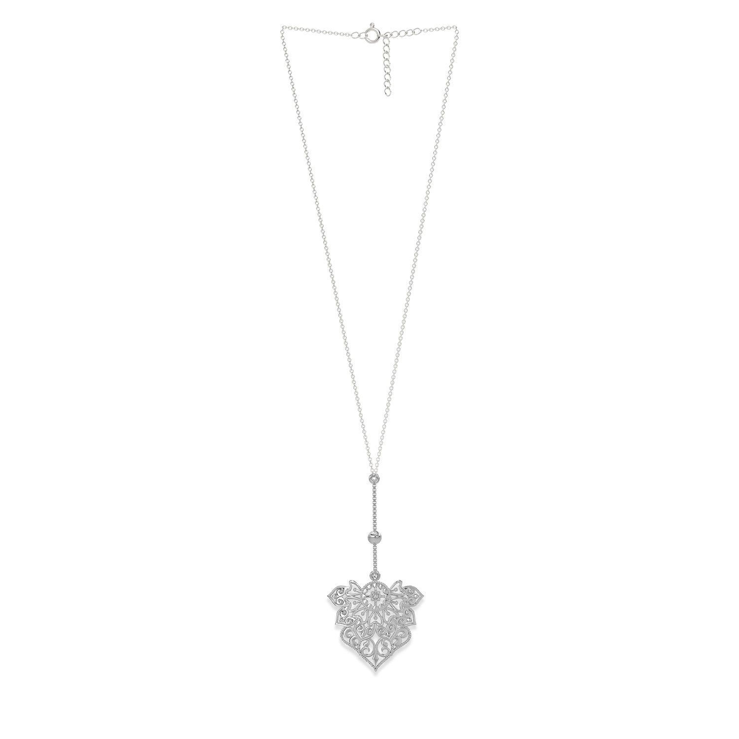 Odisha Filigree Inspired Silver Lumba Convertible Rakhi — image 3