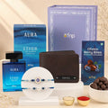 Aura Ether Perfume & Wallet Rakhi Gift Hamper