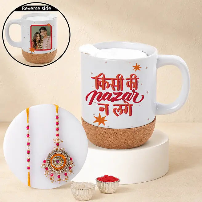 Bhaiya Bhabhi Rakhi & Photo Mug Set