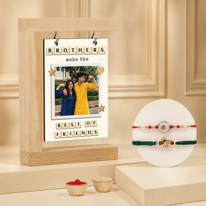Brother Appreciation Frame N Rakhi Combo