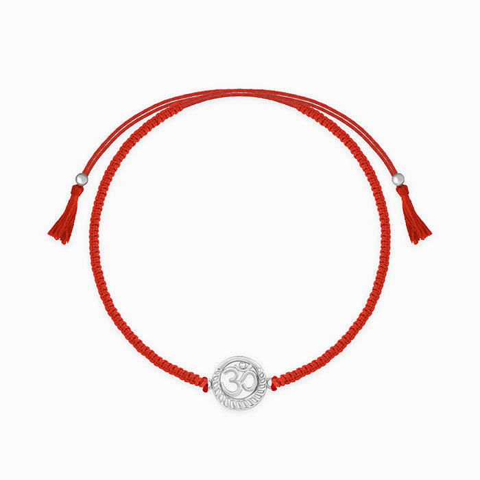 Silver Om Namah Shivaya Rakhi — image 3
