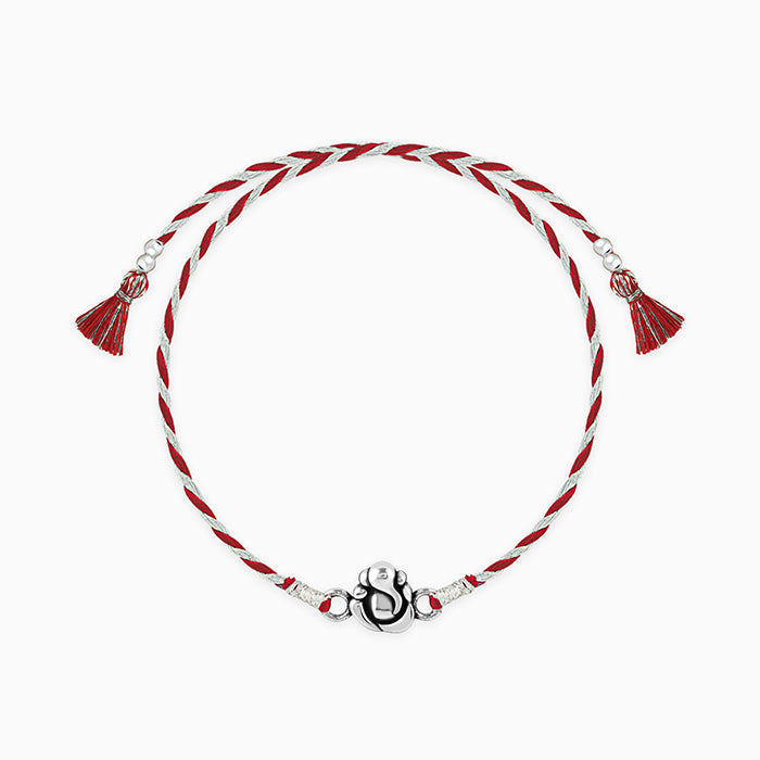 Silver Ganpati Motif Rakhi — image 3