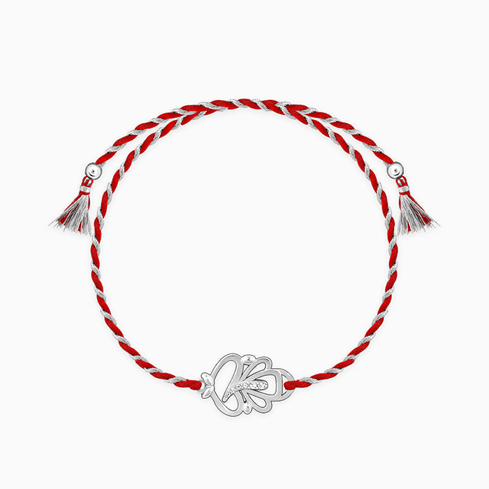 Silver Almighty Ganesha Rakhi — image 3