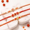 Auspicious Om Swastik Rakhi Set of 3