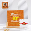 Blessed Brother Personalized Rakhi Gift Combo