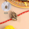 Blessed Shiva Button Cover Convertible Rakhi