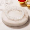 Clear Quartz Positivity Bracelet Rakhi