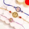 Divine Ganesha Rakhi - Set of 3