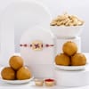 Divine Swastik Rakhi Gift Combo
