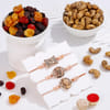 Divine Trio Rakhi And Treats Combo