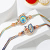 Elegant Peacock Rakhi - Set of 2