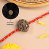 Ethereal Hanuman Button Cover Convertible Rakhi