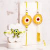 Family Protection Yellow Rakhi - Set of 3