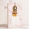 Golden and White Feather Lumba Rakhi