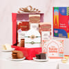 Graceful Green Kundan Rakhis Hamper