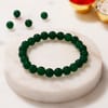 Green Agate Growth and Harmony Bracelet Rakhi
