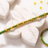 Handcrafted Beaded Thread Rakhi