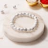 Howlite Stress Relief Crystal Bracelet Rakhi