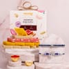 Om Solitaire Rakhi & Assorted Kaju Katli Gift Box