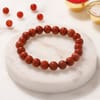 Orange Agate Gemstone Bracelet Rakhi